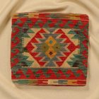 Ročno tkana prevleka za blazino Kilim 45x45 afgan dekorativna blazina