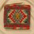 Ročno tkana prevleka za blazino Kilim 45x45 afgan dekorativna blazina