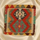 Kilim dekorativna blazina 45x45 ročno tkani prevleka za vzglavnik