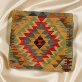   Kilim dekorativna blazina 45x45 ročno tkani prevleka za vzglavnik