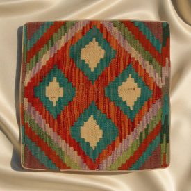 Kilim dekorativna blazina 45x45 ročno tkani prevleka za vzglavnik