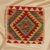 Kilim dekorativna blazina 45x45 ročno tkani prevleka za vzglavnik