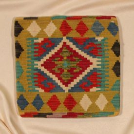   Kilim dekorativna blazina 45x45 ročno tkani prevleka za vzglavnik