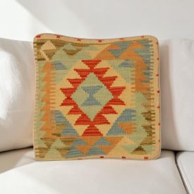 Avtentična prevleka za blazino iz kilima 40x40 ročno tkana blazina