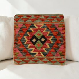 Orientalska dekorativna blazina 40x40 ročno tkana prevleka za blazino iz kilima