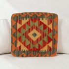 Ročno tkana dekorativna blazina 40x40 Kilimska prevleka za blazino