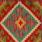 Ročno tkana kilimska prevleka za blazino 40x40 avtentična dekorativna blazina