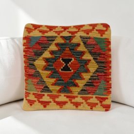 Ročno tkana prevleka za blazino 40x40 Kilimska dekorativna blazina
