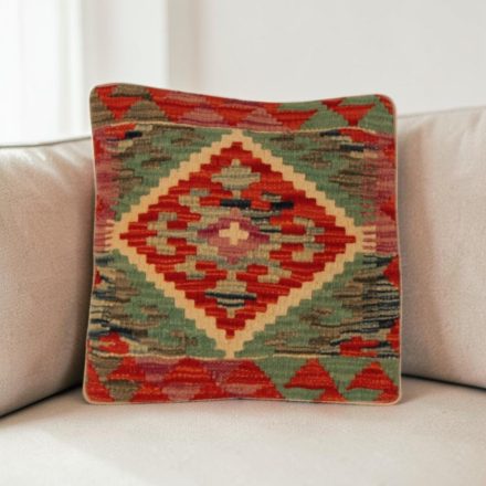 Kilimska dekorativna blazina 40x40 ročno tkana prevleka za blazino