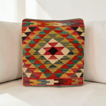 Kilimska dekorativna blazina 45x45 ročno tkana prevleka za blazino