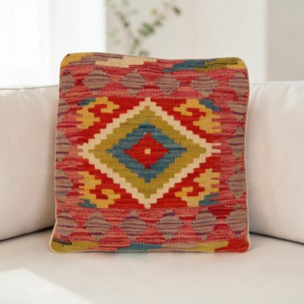 Kilimska dekorativna blazina 45x45 ročno tkana prevleka za blazino