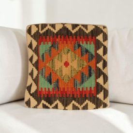 Kilim blazina 40x40 ročno tkana prevleka za blazino