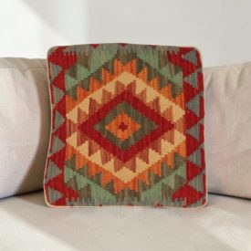 Kilim blazina 40x40 ročno tkana prevleka za blazino