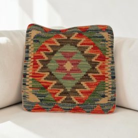 Kilim blazina 40x40 ročno tkana prevleka za blazino