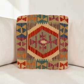 Kilim blazina 40x40 ročno tkana prevleka za blazino