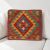 Kilim blazina 40x40 ročno tkana prevleka za blazino