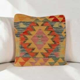 Kilim blazina 40x40 ročno tkana prevleka za blazino