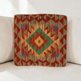 Kilim blazina 40x40 ročno tkana prevleka za blazino