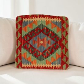 Kilim blazina 40x40 ročno tkana prevleka za blazino