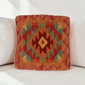 Kilim blazina 40x40 ročno tkana prevleka za blazino