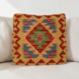 Kilim blazina 40x40 ročno tkana prevleka za blazino