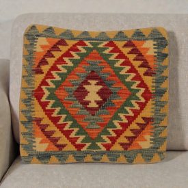   Ročno tkana dekorativna blazina 50x50 Kilimski prevlek za blazino