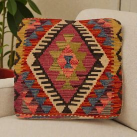   Kilim dekorativna blazina 50x50 ročno tkana kelim prevleka za blazino