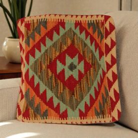 Kilim prevlek za blazino 50x50 ročno tkana dekorativna blazina