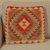 Ročno tkana prevleka za blazino 50x50 Kilimski dekorativna blazina
