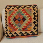 Kilim prevlek za blazino 45x45 ročno tkana dekorativna blazina