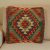Kilim prevlek za blazino 50x50 ročno tkana blazina