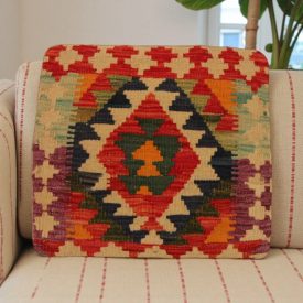 Kilim blazina 45x45 ročno tkana prevleka za blazino