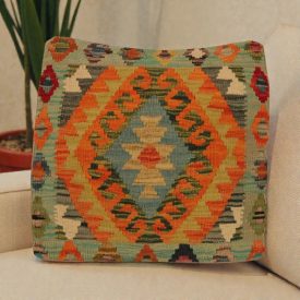 Kilim prevlek za blazino 45x45 ročno tkana blazina