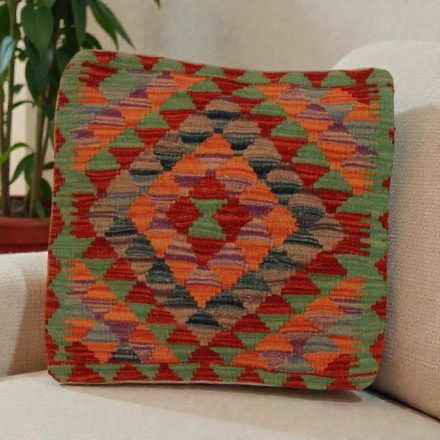 Prevleka za blazino afgan kilim 50x50 ročno tkana blazina
