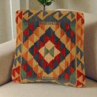 Kilim dekorativna blazina 50x50 ročno tkana prevleka za blazino