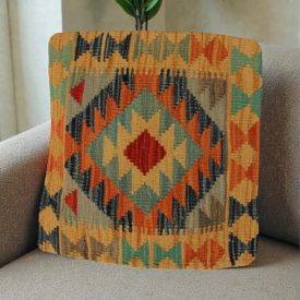 Kilim prevlek za blazino 50x50 ročno tkana blazina