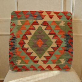   Kilim dekorativna blazina 45x45 ročno tkana prevleka za blazino