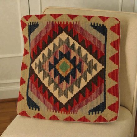 Prevleka za blazino afgan kilim 50x50 ročno tkana blazina