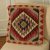 Prevleka za blazino afgan kilim 50x50 ročno tkana blazina