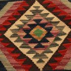 Prevleka za blazino afgan kilim 50x50 ročno tkana blazina