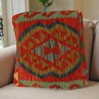 Kilim prevlek za blazino 50x50 ročno tkana dekorativna blazina