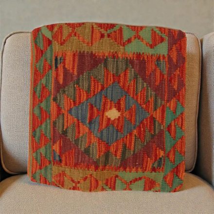 Prevleka za blazino afgan kilim 50x50 ročno tkana blazina