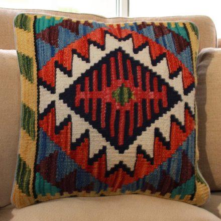 Ročno tkana prevleka za vzglavnik Kilim 45x45 afganski dekorativni vzglavnik