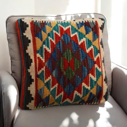 Orientalska blazina Kilim 40x40 ročno tkana prevleka za vzglavnik