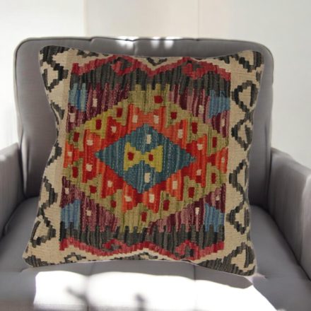 Ročno tkana prevleka za blazino Kilim 45x45 afgan dekorativna blazina
