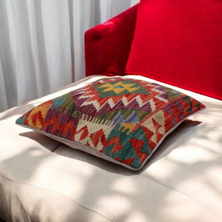 Kilim dekorativna blazina 45x45 ročno tkani prevleka za vzglavnik