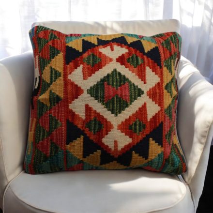 Ročno tkana prevleka za blazino 45x45 Kilim dekorativna blazina
