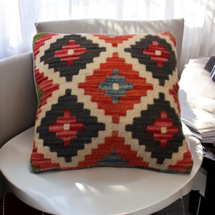 Kilim blazina 45x45 ročno tkana prevleka za vzglavnik