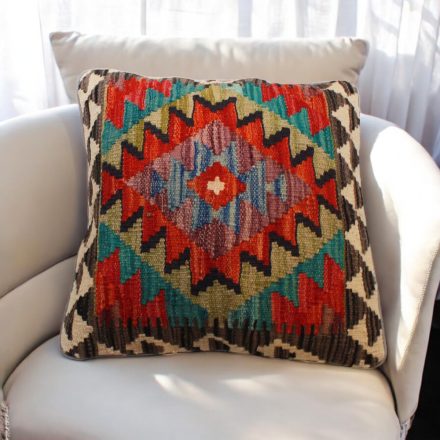 Kilim dekorativna blazina 45x45 ročno tkani prevleka za vzglavnik