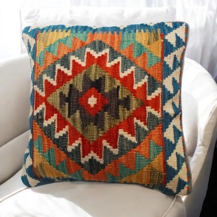 Kilim blazina 45x45 ročno tkana prevleka za vzglavnik